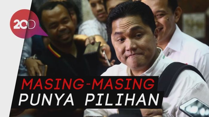Tak Dukung Prabowo-Sandi, Erick Thohir: Tanya ke Pak Sandiaga