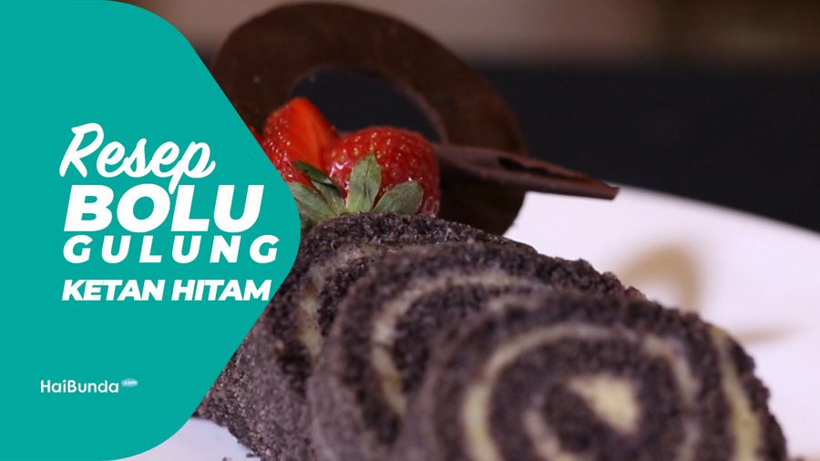 Resep Bolu Gulung Ketan Hitam