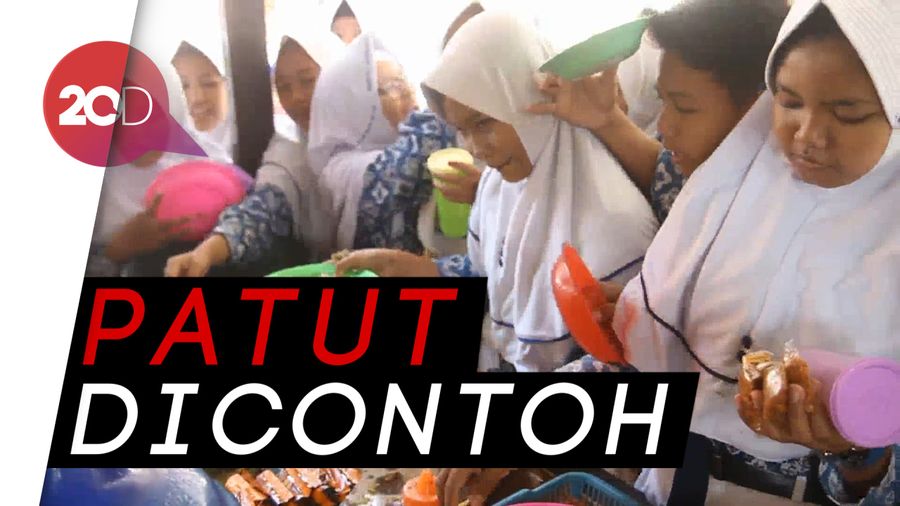 Cegah Sampah, Siswa SMP di Sini Wajib Bawa Alat Makan Sendiri