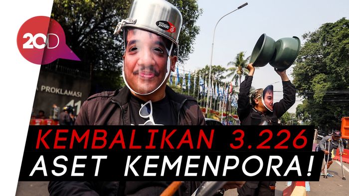 GNR Demo di Kantor Demokrat, Tuntut Pengembalian Aset Kemenpora