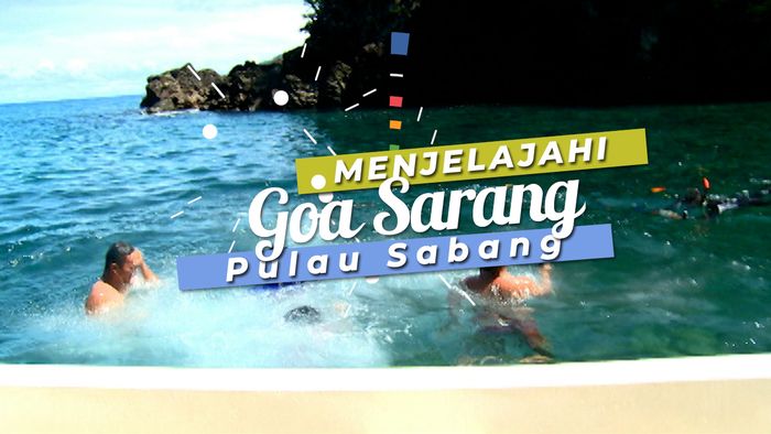 Keindahan Goa di Tepi Laut Pulau Sabang