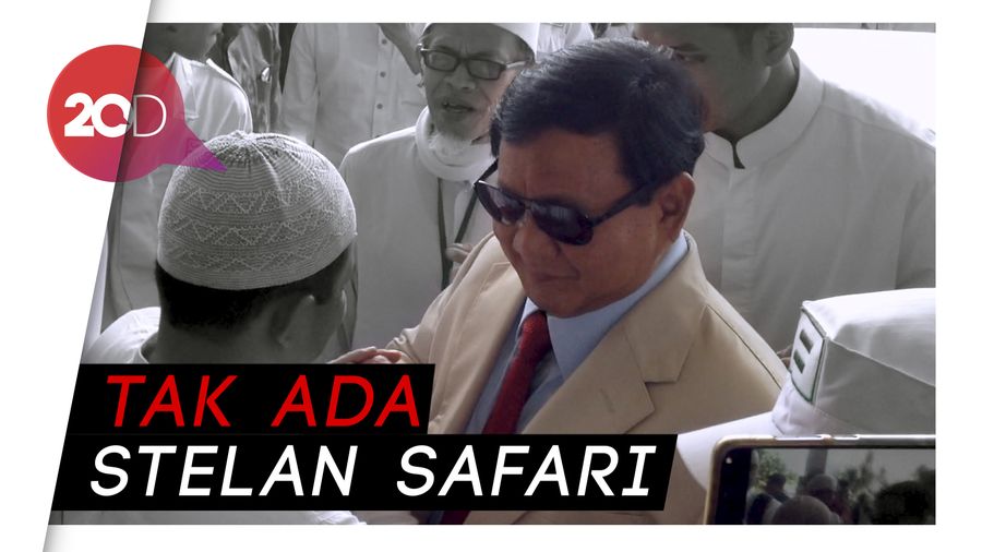 Beda Gaya Prabowo Hadiri Ijtima Ulama II