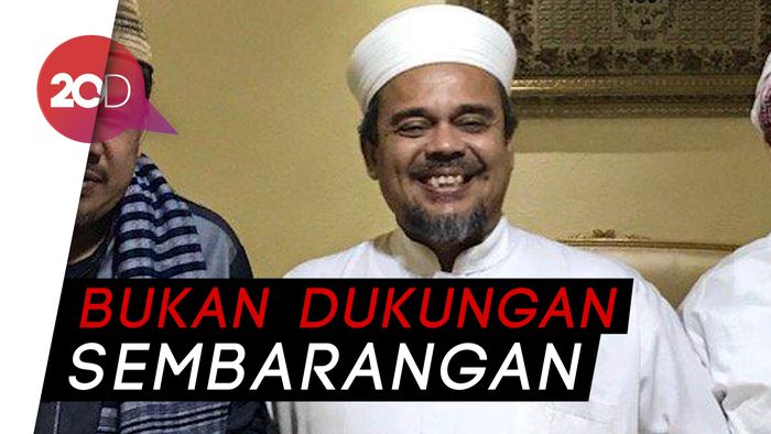 Pesan Habib Rizieq ke Prabowo-Sandi