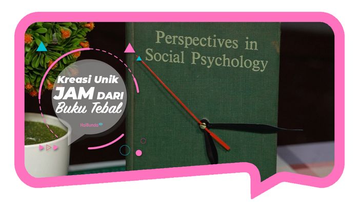 Kreasi Unik; Jam dari Buku Tebal