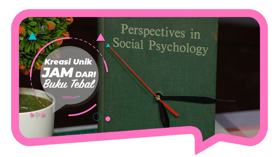 Kreasi Unik; Jam dari Buku Tebal