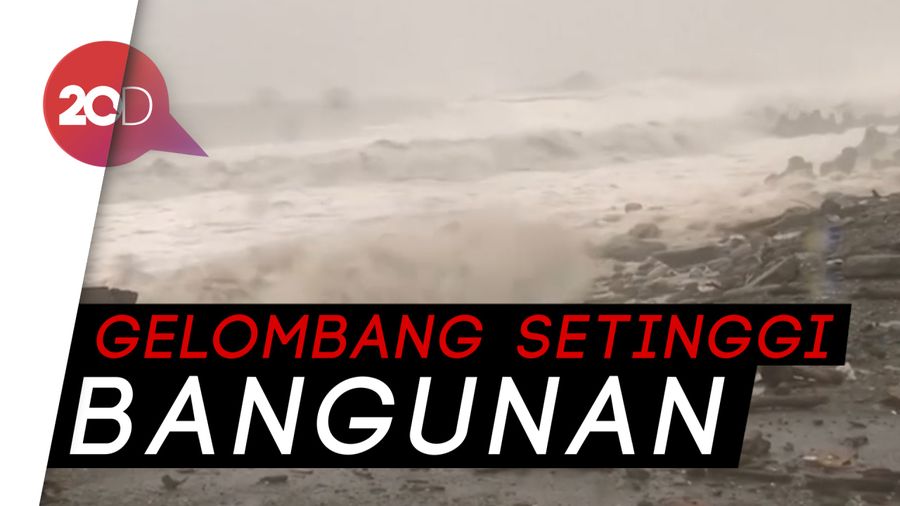 Amukan Badai Mangkhut di Hong Kong