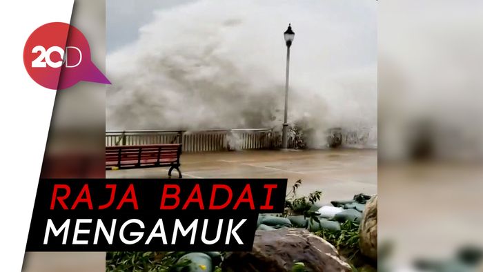 Suasana Hong Kong Diamuk Badai Mangkhut