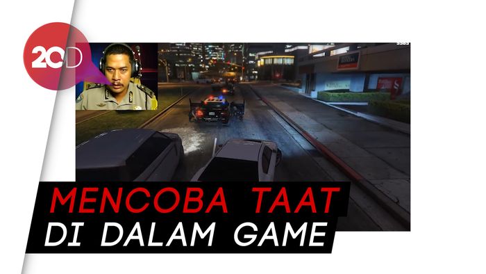 Saat Polisi Coba Main Game GTA V Tanpa Langgar Aturan