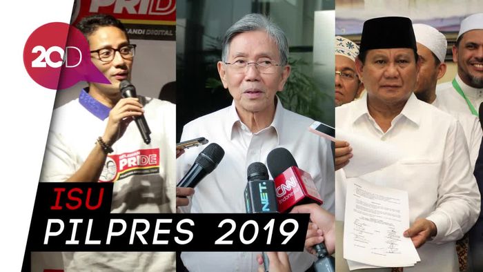 Politikus PDIP Kwik Kian Gie Bahas Ekonomi Bareng Prabowo-Sandi