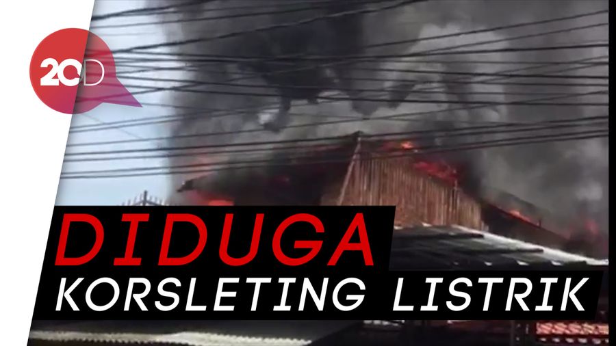 4 Rumah dan 1 Warung di Pulo Gadung Terbakar 