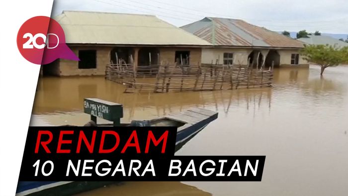 Banjir Bandang Tewaskan 100 Orang di Nigeria