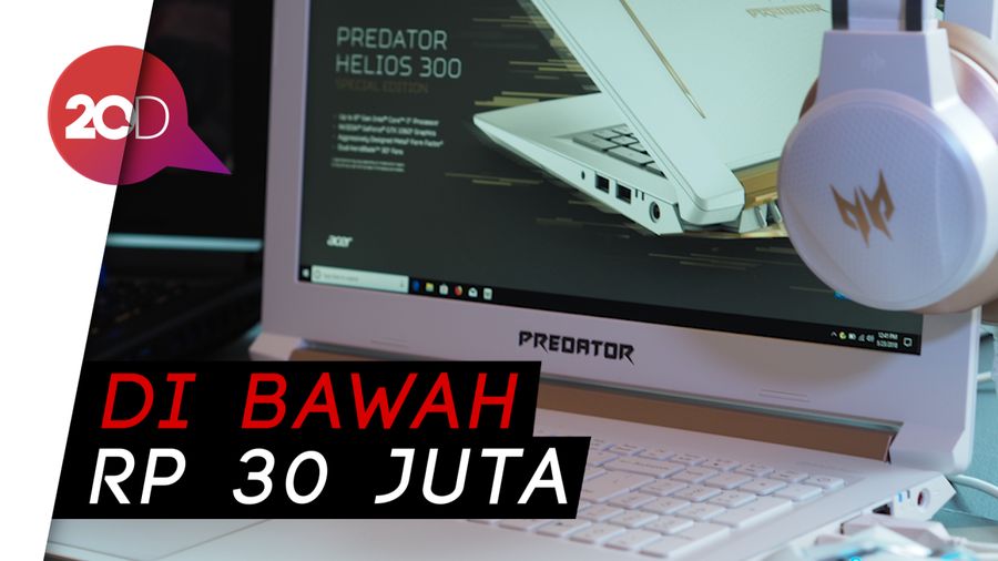 Ini Harga Predator Helios 300 White Edition di Indonesia