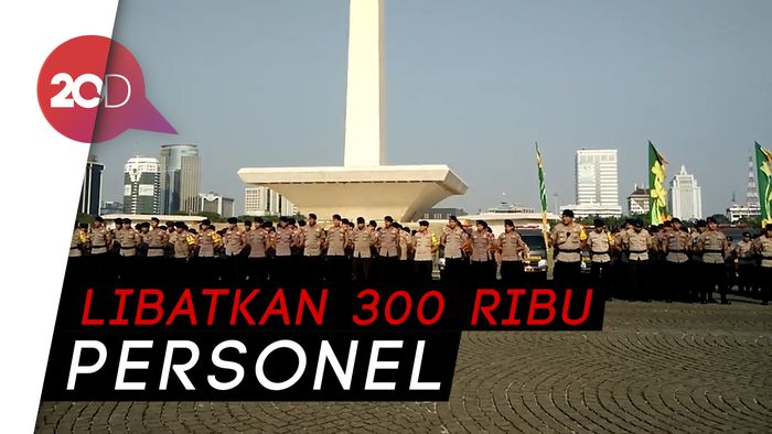 TNI-Polri Gelar Apel Pengamanan Pemilu 2019