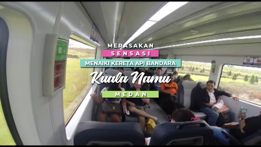 Merasakan Sensasi Menaiki Kereta Api Bandara Kuala Namu