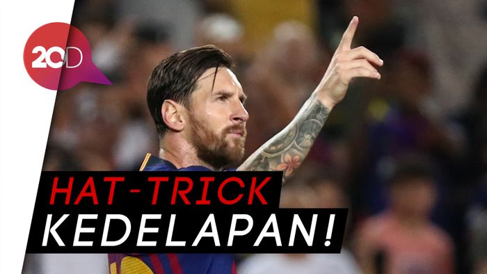 Keganasan Messi Bungkam PSV 