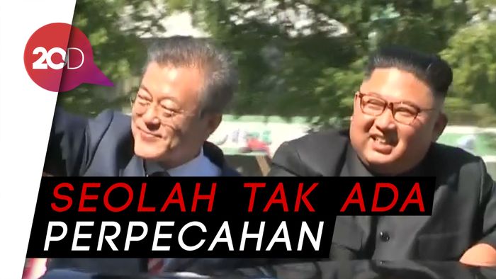 Potret Kehangatan Warga Korut Sambut Presiden Korsel