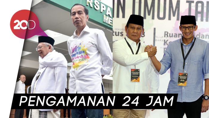 452 Polisi Siap Kawal Jokowi-Maruf dan Prabowo-Sandi Kampanye