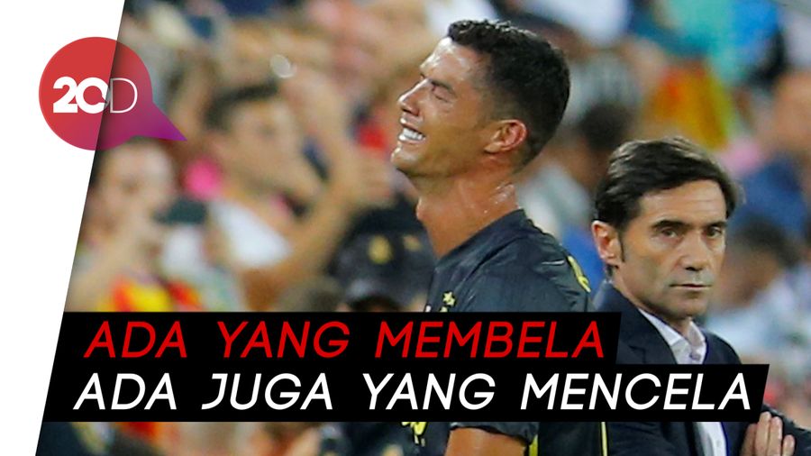 Pro dan Kontra Netizen Soal Kartu Merah untuk Ronaldo