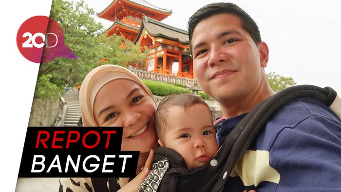 Serunya Haykal Kamil Liburan ke Jepang Bawa Anak