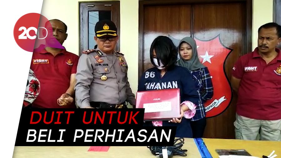 Wanita Hamil Curi Helm hingga Motor, Aksinya Terekam CCTV