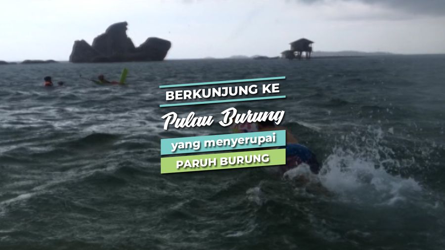 Unik, di Belitung ada Pulau yang Menyerupai Bentuk Burung.