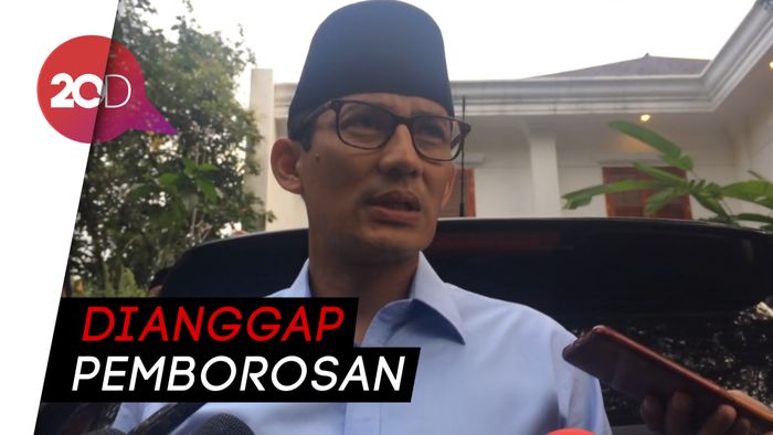 Capres-Cawapres Dikawal 37 Polisi, Sandi: Itu Berlebihan