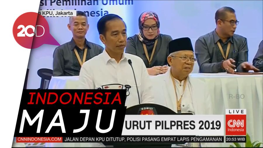 Jokowi: Alhamdulillah Nomor 1