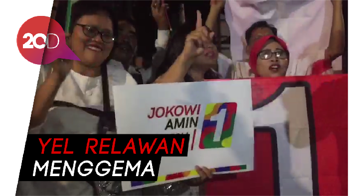 Jokowi Dapat Nomor 1, Relawan Serukan Jokowi Sekali Lagi