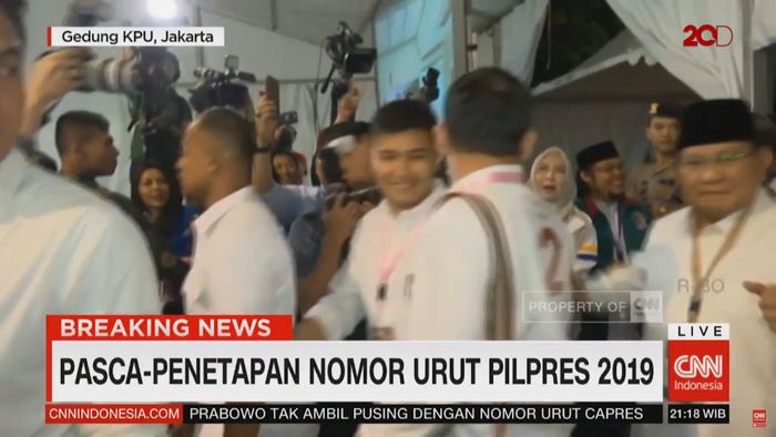 Pasca Penetapan: Jokowi Tegaskan BerSATU, Prabowo Joget