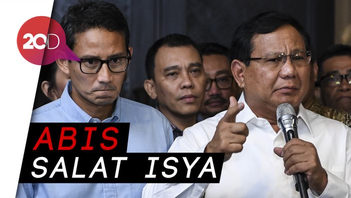Prabowo-Sandi akan Datang Sebelum Jokowi ke KPU