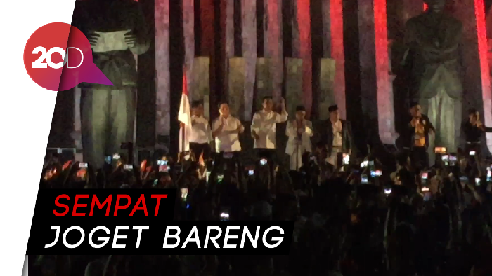 Sebelum ke KPU, Jokowi Temui Relawan di Tugu Proklamasi