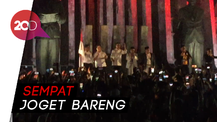 Sebelum ke KPU, Jokowi Temui Relawan di Tugu Proklamasi