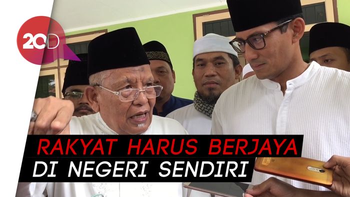 Sowan ke Kiai Syukron Mamun, Sandi Diminta Perhatikan Wong Cilik   