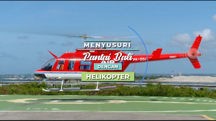 Melihat Keindahan Pantai Bali dari Ketinggian