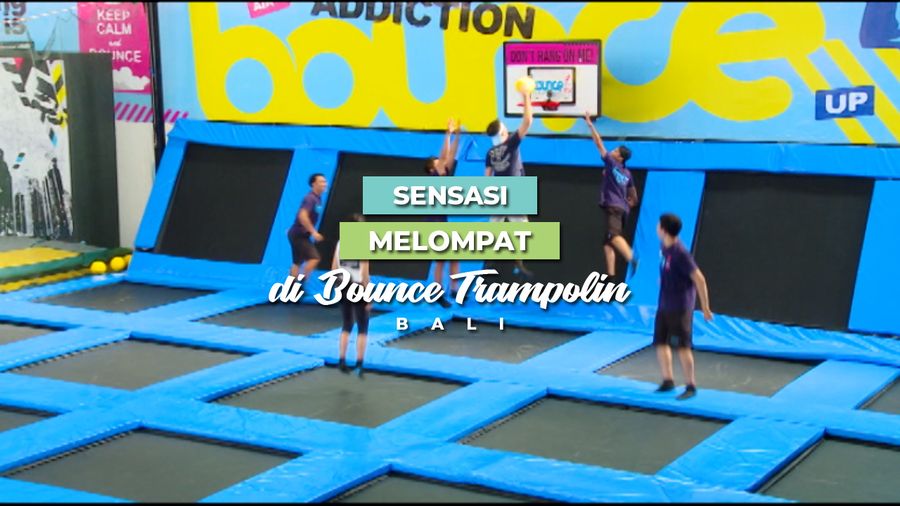 Bermain sambil Berolahraga dengan Trampolin