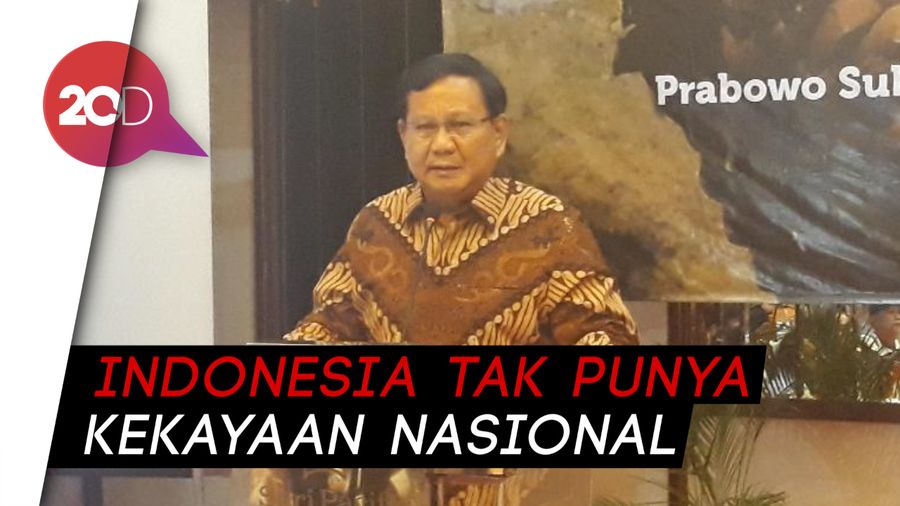 Prabowo: Sistem Ekonomi Sekarang Menyimpang dari UUD 1945
