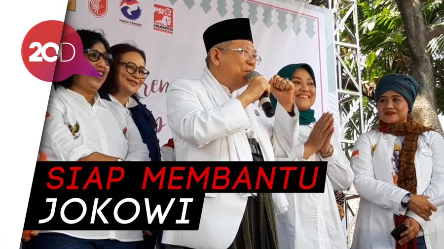 Ungkapan Bangga Maruf Amin Dampingi Jokowi 