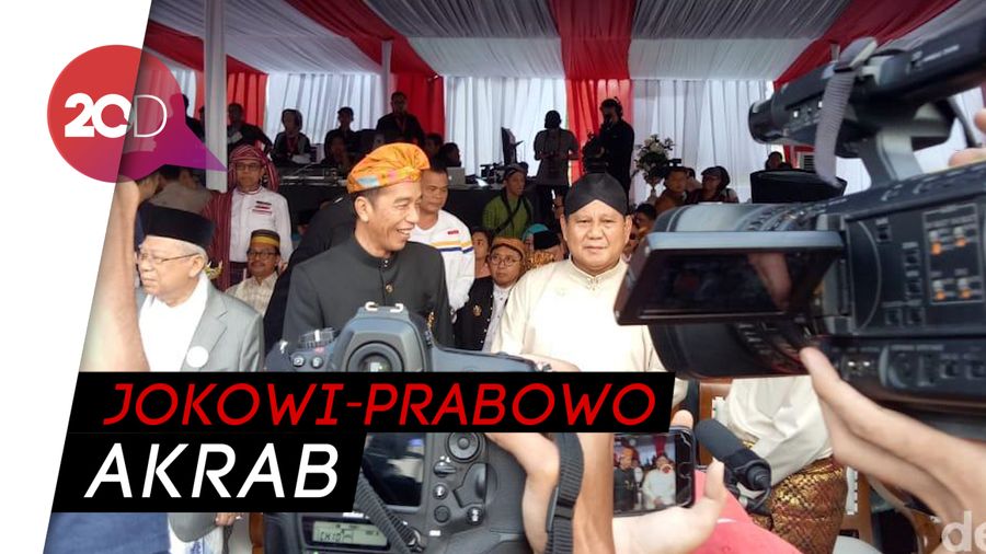 Akrabnya Jokowi dan Prabowo Jelang Deklarasi Kampanye Damai