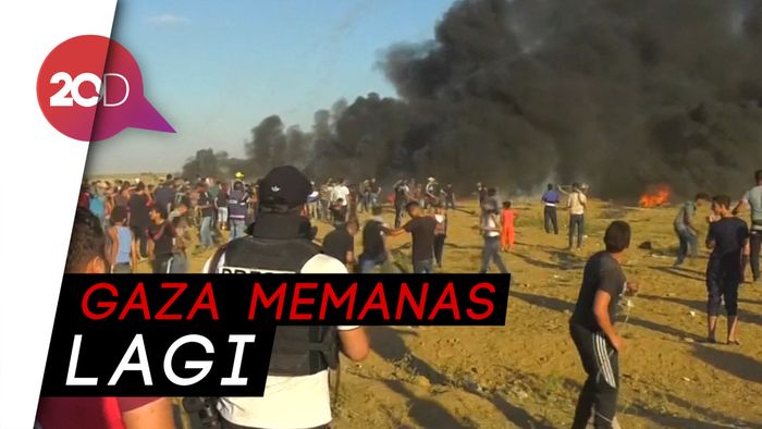 Demonstran Palestina Vs Tentara Israel, 1 Tewas 300 Luka-luka