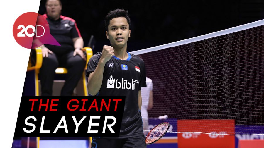 Detik-detik Anthony Ginting Juara China Open 2018