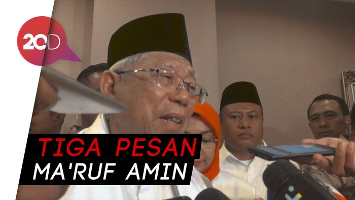 Masa Kampanye Dimulai, Ini Pesan Maruf Amin untuk Timses