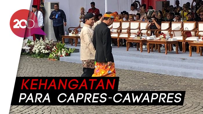 Momen Hangat Jokowi-Prabowo dan Ma’ruf-Sandiaga
