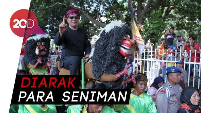 Naik Singa Depok, Ridwan Kamil Mulai Kampanye untuk Jokowi