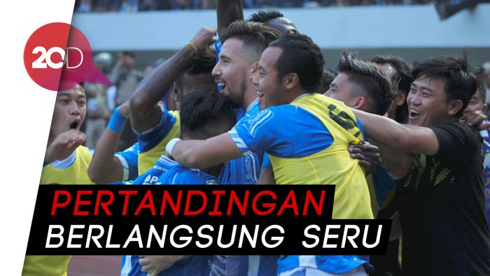 Persib Menang Tipis 3-2 dari Persija