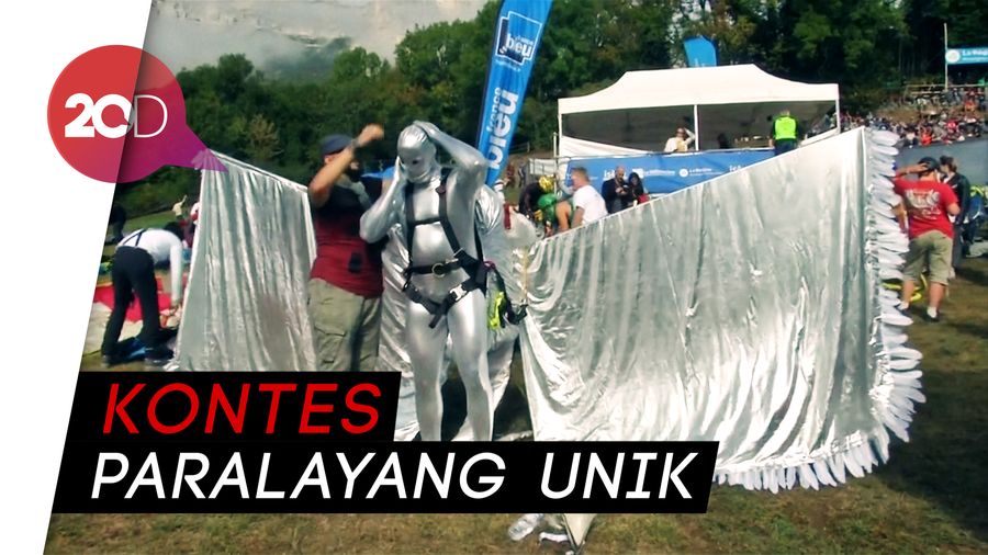Karnaval Paralayang Unik di Pegunungan Alpen