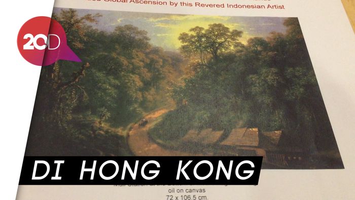 Lukisan Raden Saleh Megamendung Dilelang Rp 26M
