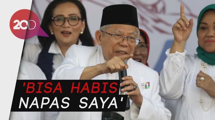 Maruf Amin: Kalau Ada yang Bilang Saya Joget, Mungkin Rabun!   