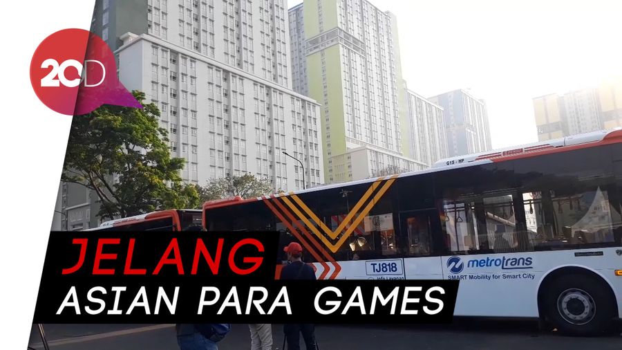 1.000 Bus Disiapkan Untuk Transportasi Asian Para Games