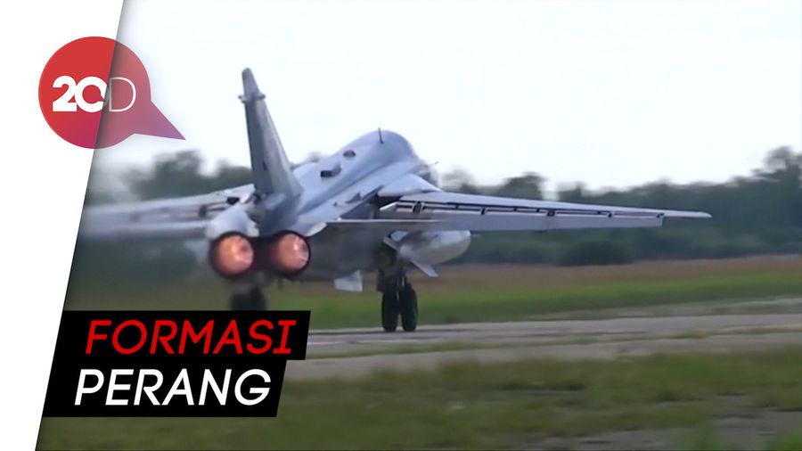 Aksi-aksi Memukau Jet Tempur Rusia
