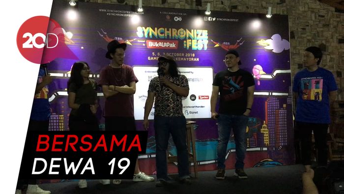 Ari Lasso dan Once Siap Diadu di Synchronize Fest 2018